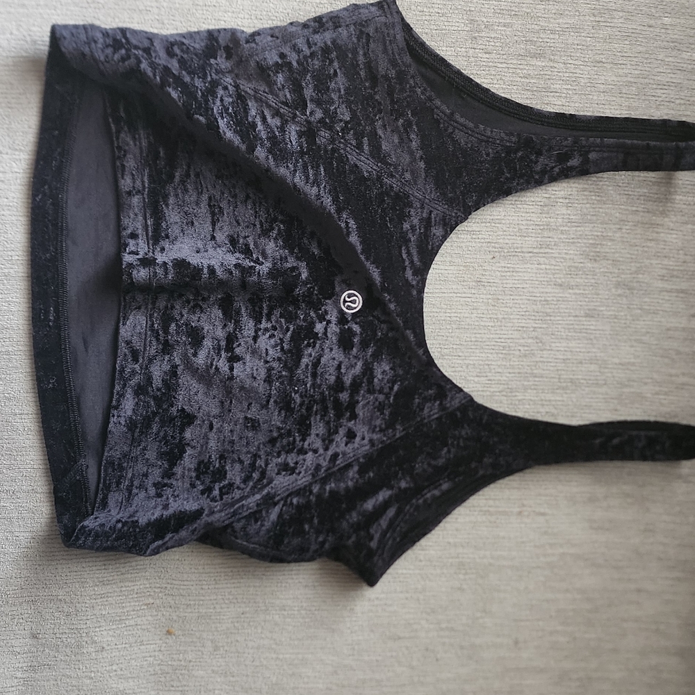 Crush velvet align tank/sport bra Lululemon